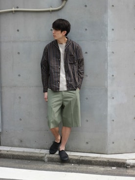 「SUPERGA（スペルガ）のアイテム」を使った、Rikuさん（メンズ・181cm）の春コーディネート