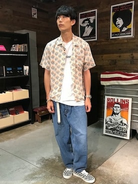 「Journal Standard TRISECT（トライセクト）のアイテム（トップス）」を使った、Rikuさん（メンズ・181cm）の秋コーディネート