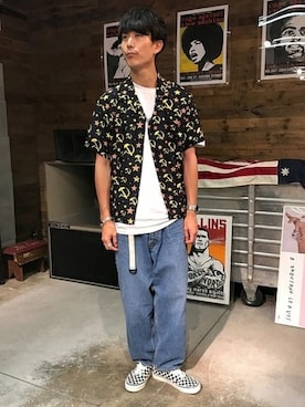 「Journal Standard TRISECT（トライセクト）のアイテム（トップス）」を使った、Rikuさん（メンズ・181cm）の秋コーディネート