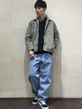 「Journal Standard TRISECT（トライセクト）のアイテム（パンツ）」を使った、Rikuさん（メンズ・181cm）の春コーディネート