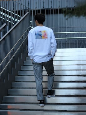 「VANS（バンズ）のアイテム（トップス）」を使った、Rikuさん（メンズ・181cm）の冬コーディネート