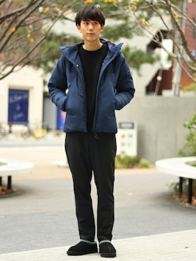 「JOURNAL STANDARD relume（ジャーナルスタンダード　レリューム）のアイテム（ダウンジャケット/コート）」を使った、Rikuさん（メンズ・181cm）の冬コーディネート
