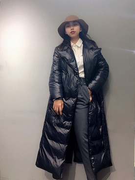 「AS（アス）のアイテム（ジャケット/アウター）」を使った、YangwYingさん（レディース・167cm）の秋コーディネート