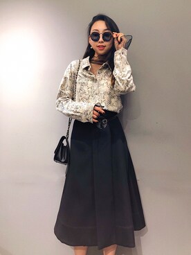 「AS（アス）のアイテム（トップス）」を使った、YangwYingさん（レディース・167cm）の秋コーディネート