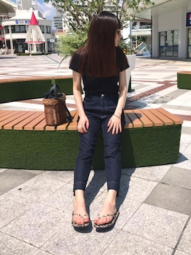 rinさん（レディース・154cm）の夏コーディネート