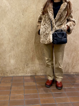 rinさん(レディース・154cm)の冬コーディネート