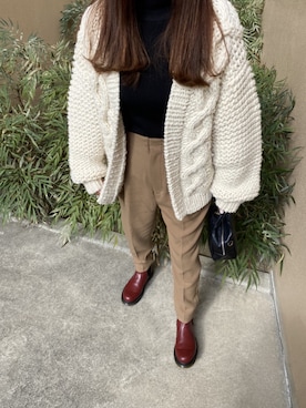 rinさん（レディース・154cm）の冬コーディネート