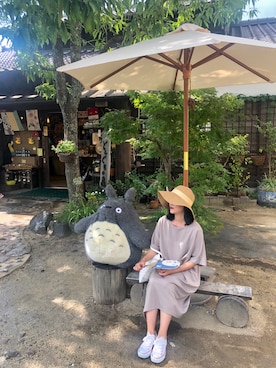 「BACK NUMBER（バックナンバー）のアイテム（チュニック）」を使った、アカネさん（レディース・153cm）の夏コーディネート