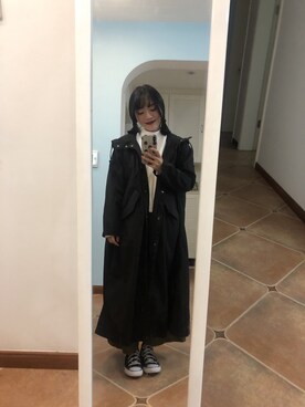 「ALLUMER（アリュメール）のアイテム（ジャケット/アウター）」を使った、アカネさん（レディース・153cm）の冬コーディネート