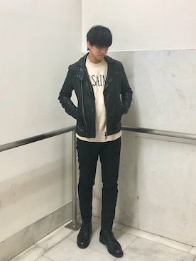 Yuto  ALLSAINTSさん（メンズ・171cm）の春コーディネート