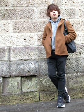 「coen（コーエン）のアイテム（その他アウター）」を使った、kamikenさん（メンズ・164cm）の冬コーディネート