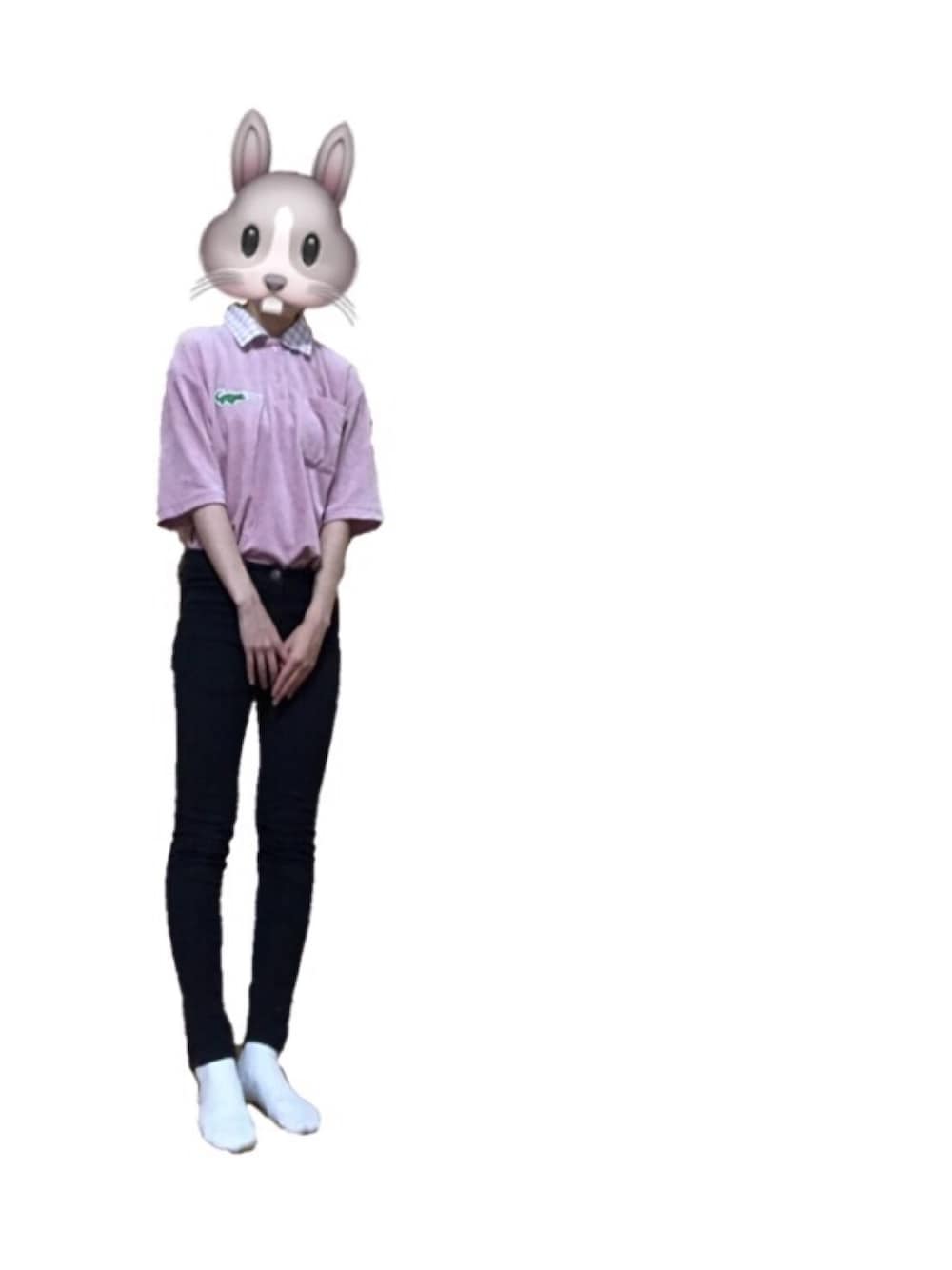 「ootd、　」｜「MILKBOYのPOLOシャツ（ポロシャツ、ピンク系）」を使った、mihöさん（レディース・163cm）の夏コーディネートの1枚目の写真