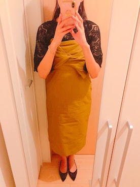 「mille blanc（ミルブラン）のアイテム」を使った、chiho*さん（レディース・167cm）の夏コーディネート