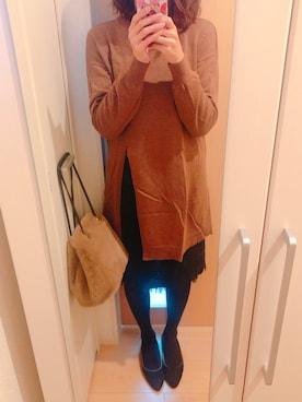 「URBAN RESEARCH（アーバンリサーチ）のアイテム（ダッフルコート）」を使った、chiho*さん（レディース・167cm）の冬コーディネート