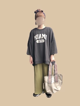 「classicalelf（クラシカルエルフ）のアイテム（トップス）」を使った、marinaさん（レディース・148cm）の夏コーディネート