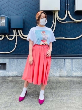 「EFFECTEN（エフェクテン）のアイテム」を使った、あり子さん（レディース・148cm）の春コーディネート