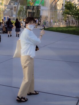 kcさん（レディース・157cm）の春コーディネート