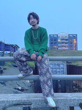 「TOGA PULLA（トーガ　プルラ）のアイテム（アクセサリー）」を使った、花見  洸龍 hanami koryuさん（メンズ・175cm）の春コーディネート
