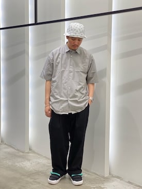 「THOMAS MASON（トーマス メイソン）のアイテム」を使った、AKIHIROさん（メンズ・178cm）の春コーディネート