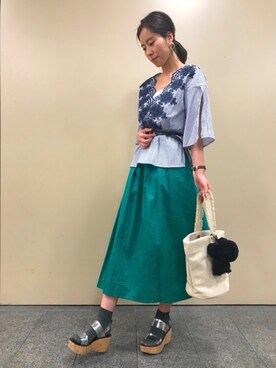 bekkiさん（レディース・160cm）の春コーディネート