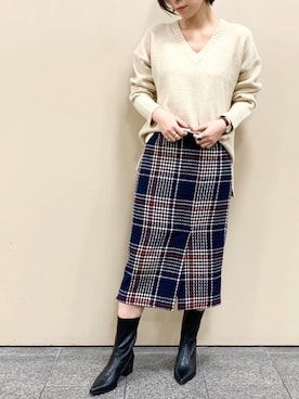 bekkiさん(レディース・160cm)の秋コーディネート