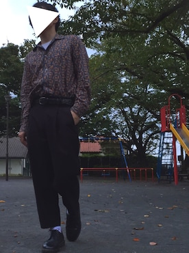 「HARE（ハレ）のアイテム（ソックス/靴下）」を使った、つぼさん（メンズ・170cm）の秋コーディネート