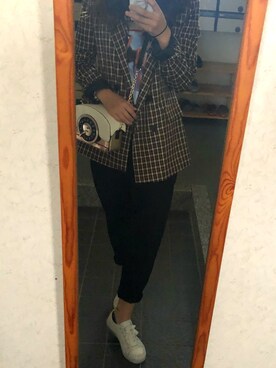 「Accessorize（アクセサライズ）のアイテム」を使った、Momoさん（レディース・162cm）の冬コーディネート