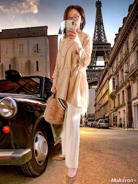 「HARIO Lampwork Factory（ハリオランプワークファクトリー）のアイテム」を使った、yayowillさん（レディース・159cm）の秋コーディネート