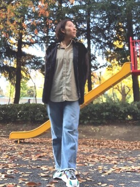 「STELLA CIFFON（ステラシフォン）のアイテム」を使った、yayowillさん（レディース・159cm）の秋コーディネート