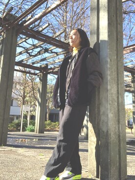 「STELLA CIFFON（ステラシフォン）のアイテム」を使った、yayowillさん（レディース・159cm）の冬コーディネート