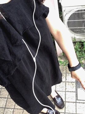 「チープカシオ」｜「アイテム（ワンピース/ドレス）」を使った、Uさん（レディース・146cm）の秋コーディネート