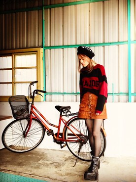 「Major made（Major made）のアイテム」を使った、子崴さん（レディース・155cm）の冬コーディネート