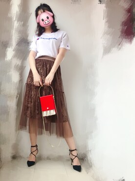 Claire Hooさん（レディース・164cm）の秋コーディネート