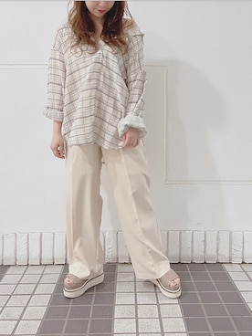 小川こゆきさん（レディース・152cm）の春コーディネート