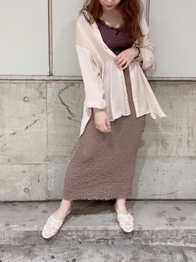 小川こゆきさん（レディース・152cm）の秋コーディネート