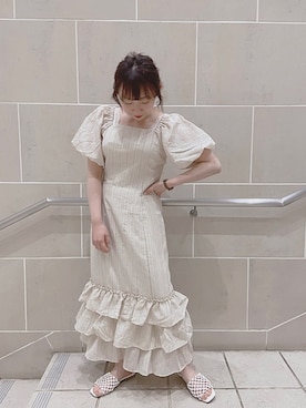 小川こゆきさん（レディース・152cm）の春コーディネート