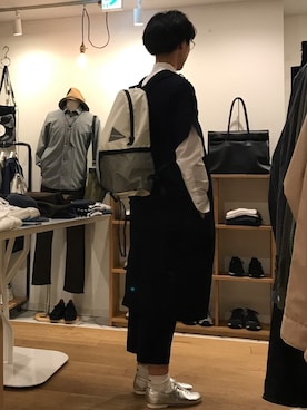 「PULETTE（プレット ）のアイテム」を使った、naeさん（レディース・161cm）の秋コーディネート