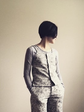 「PULETTE（プレット ）のアイテム」を使った、naeさん（レディース・161cm）の春コーディネート