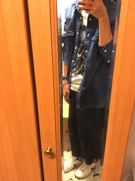 「semantic design（セマンティックデザイン）のアイテム」を使った、Takuさん（メンズ・165cm）の秋コーディネート