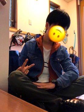 「smart（スマート）のアイテム」を使った、Takuさん（メンズ・165cm）の秋コーディネート