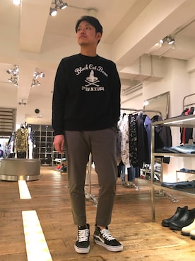 「SOPHNET.（ソフネット）のアイテム」を使った、UCさん（メンズ・173cm）の春コーディネート
