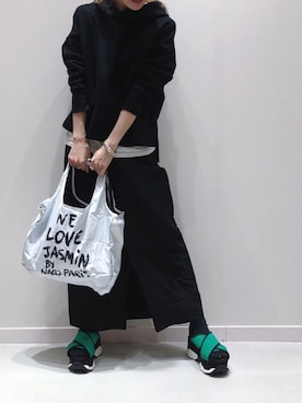「08sircus（ゼロエイトサーカス）のアイテム」を使った、yukaさん（レディース・157cm）の春コーディネート