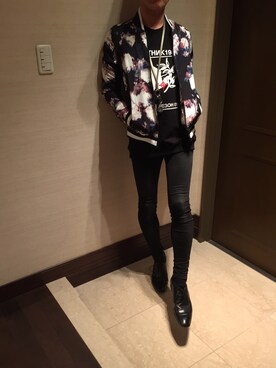 「RVCA（ルーカ）のアイテム（ジャケット/アウター）」を使った、shiroさん（メンズ・171cm）の春コーディネート
