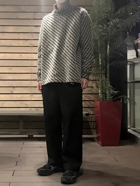 「ASICS（アシックス）のアイテム（スニーカー）」を使った、peaceさん（メンズ・173cm）の秋コーディネート