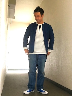 「CURRENT ELLIOTT」｜Shuhei Iwashitaさん（メンズ・173cm）の春コーディネート