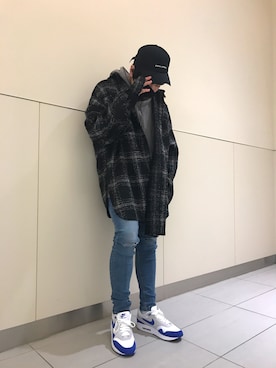 「KaneZ（ケインズ）のアイテム」を使った、柏木　翔真さん（メンズ・165cm）の秋コーディネート