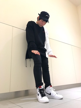 「KaneZ（ケインズ）のアイテム」を使った、柏木　翔真さん（メンズ・165cm）の秋コーディネート