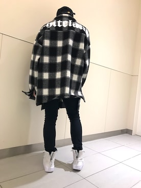 「KaneZ（ケインズ）のアイテム」を使った、柏木　翔真さん（メンズ・165cm）の秋コーディネート