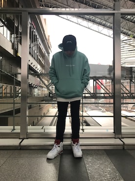 「KaneZ（ケインズ）のアイテム」を使った、柏木　翔真さん（メンズ・165cm）の冬コーディネート