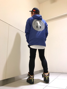 「RIPNDIP（リップンディップ）のアイテム」を使った、柏木　翔真さん（メンズ・165cm）の春コーディネート